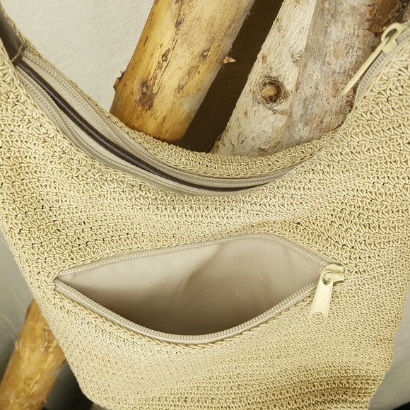 Women's Bohemian crochet short strap, satchel bag - Picture 9 of 14